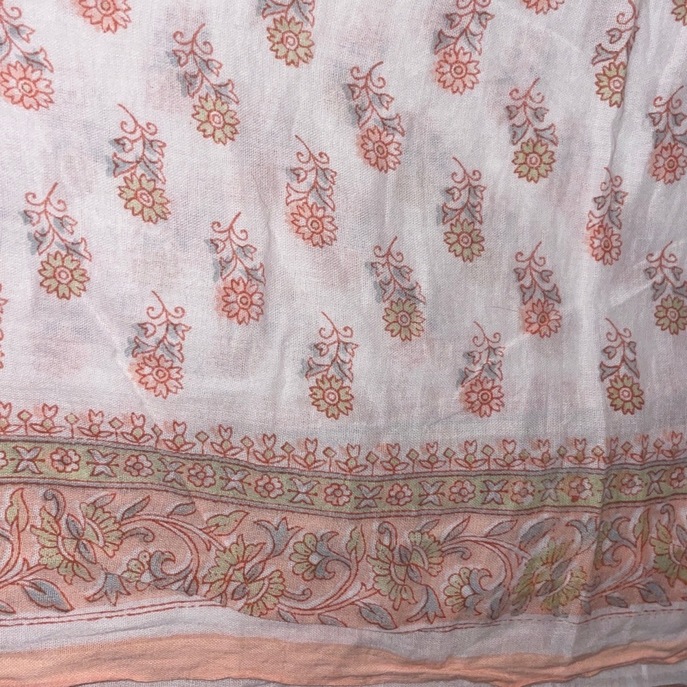 100% cotton Saree floral - Picture 4 of 4